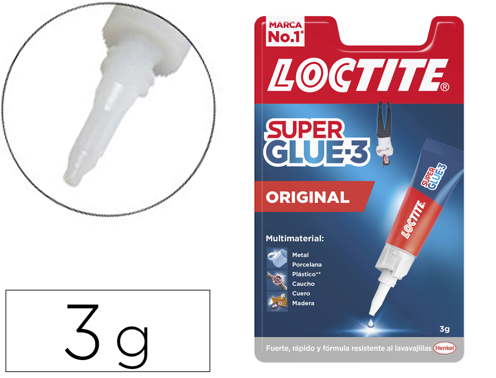 PEGAMENTO LOCTITE 3 GR ADHESIVO INSTANTANEO ORIGINAL UNIDAD