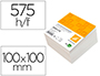 TACO PAPEL LIDERPAPEL ENCOLADO 100X100X60 MM BLANCO 80 GR