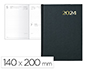 AGENDA ENCUADERNADA LIDERPAPEL JALKI 14X20 CM 2024 DIA PAGINA COLOR NEGRO PAPEL 70 GRTEXTO EN CATALAN