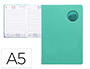 AGENDA ENCUADERNADA LIDERPAPEL KILKIS 15X21 CM 2024 DIA PAGINA COLOR TURQUESA PAPEL 70 GR