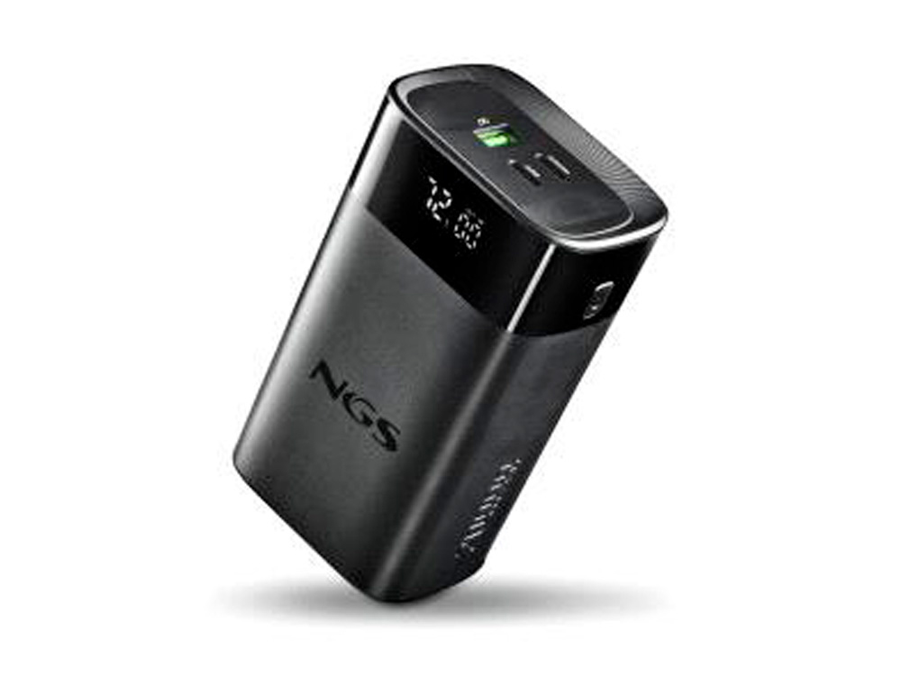 BATERIA EXTERNA NGS PARA PORTATIL CARGA RAPIDA 65W 20000 MAH 2XUSB-C 1XUSB-A