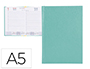 AGENDA ENCUADERNADA LIDERPAPEL CORFU 15X21 CM 2024 DIA PAGINA COLOR MENTA PAPEL 60 GR