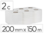PAPEL SECAMANOS BUNZL GREENSOURCE 2 CAPAS CELULOSA BLANCA 200 MM X 150 MT PAQUETE DE 6 ROLLOS