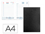 AGENDA ENCUADERNADA LIDERPAPEL CORFU A4 2026 DIA PAGINA NEGRO PAPEL 60 GR