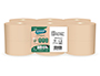 PAPEL HIGIENICO AMOOS NATURALLY JUMBO PROFESSIONAL 2 CAPAS PASTA CRUDA PAQUETE DE 6 ROLLOS 120 M