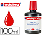 TINTA ROTULADOR EDDING T-100 ROJO BOTE 100 ML