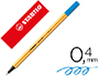 ROTULADOR STABILO PUNTA DE FIBRA POINT 88 AZUL ULTRAMAR 0,4 MM